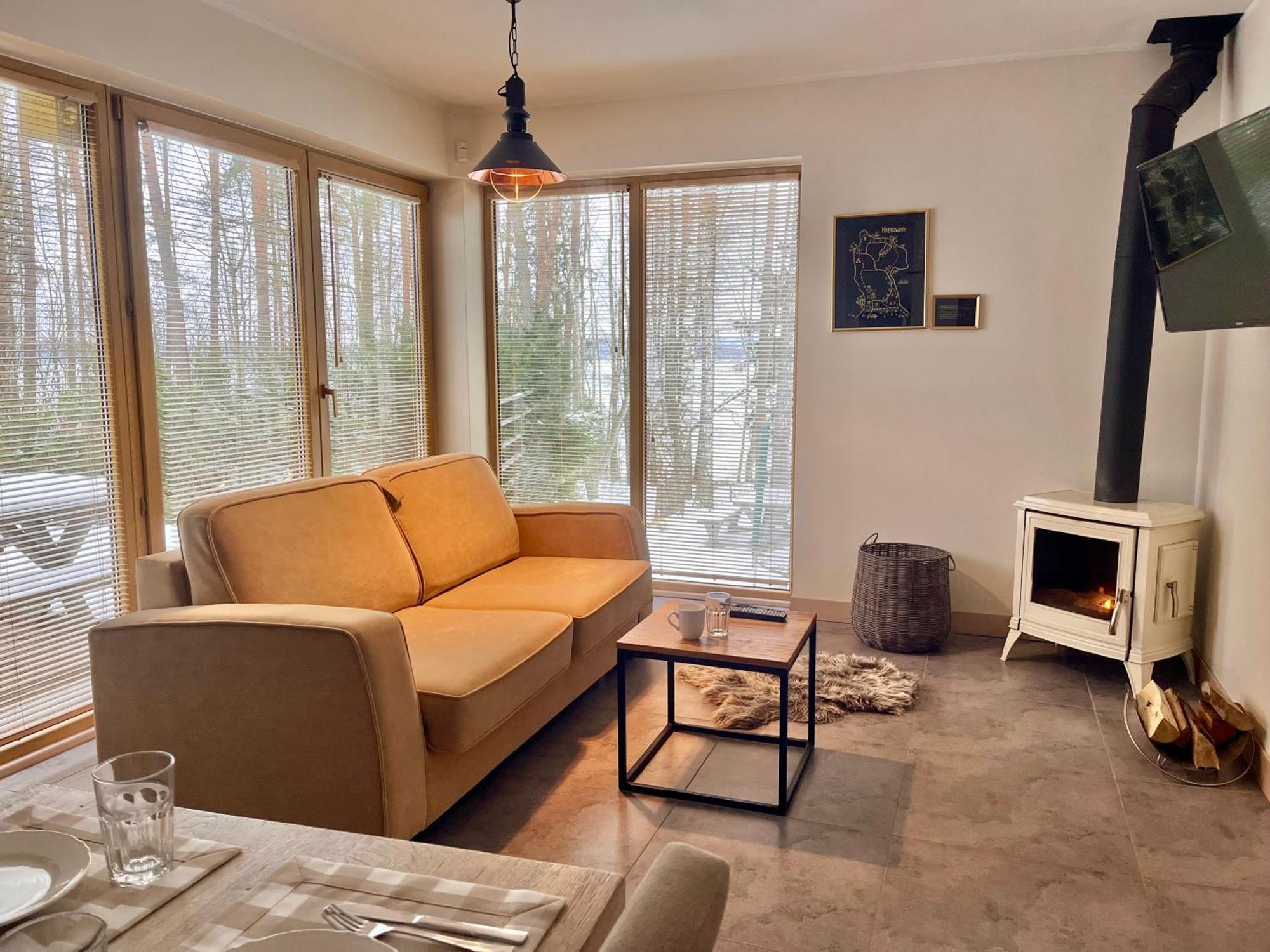Mazursko - Komfortowe Apartamenty Nad Jeziorem, Sauna, Kominki Na Parterze Kretowiny Dış mekan fotoğraf