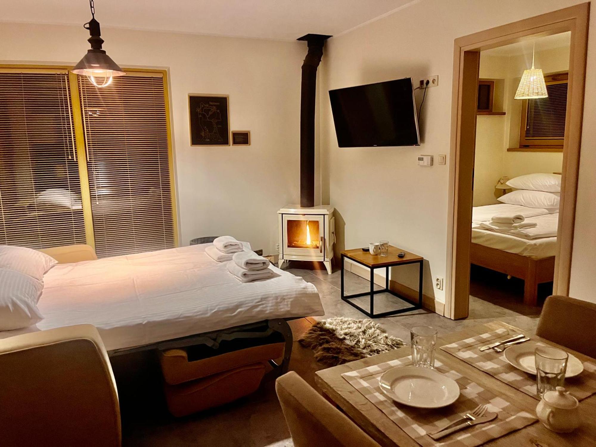 Mazursko - Komfortowe Apartamenty Nad Jeziorem, Sauna, Kominki Na Parterze Kretowiny Dış mekan fotoğraf